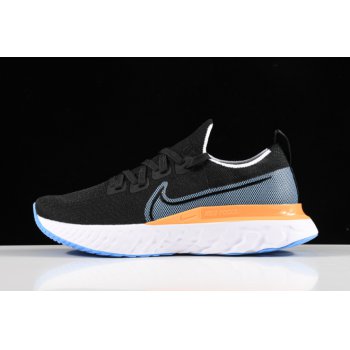 2020 Nike React Infinity Run Flyknit Laser Orange Hyper Blue CD4371-007 Shoes